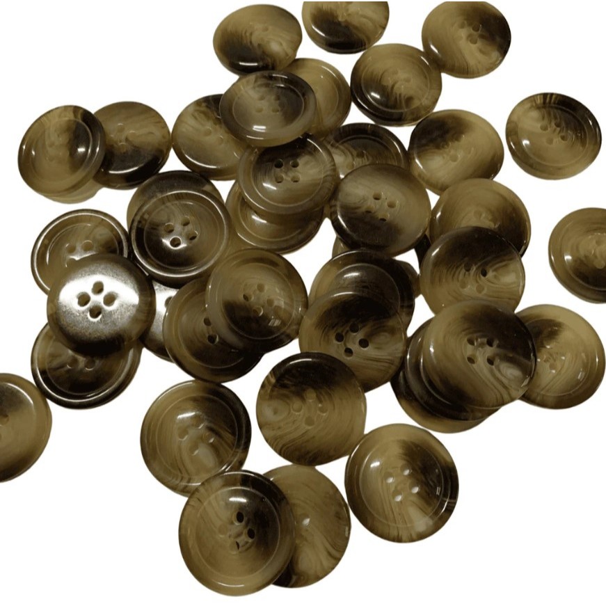 Botão de Costura Tartaruga 4 Furos 20mm 32L - 30/20/10 peças