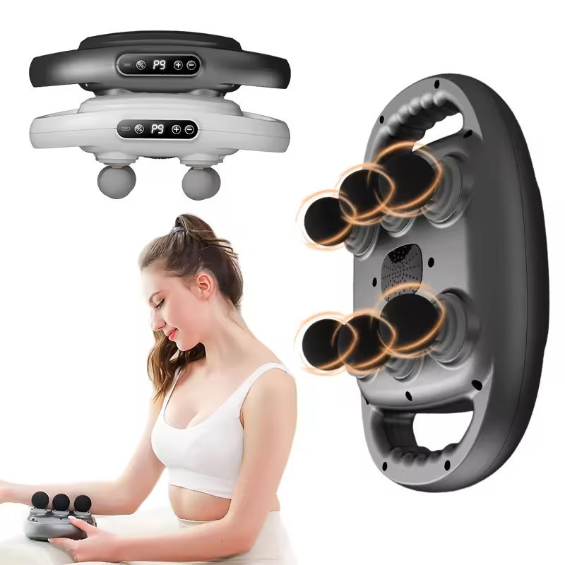 Massageador Elétrico Corporal com 6 Pontas