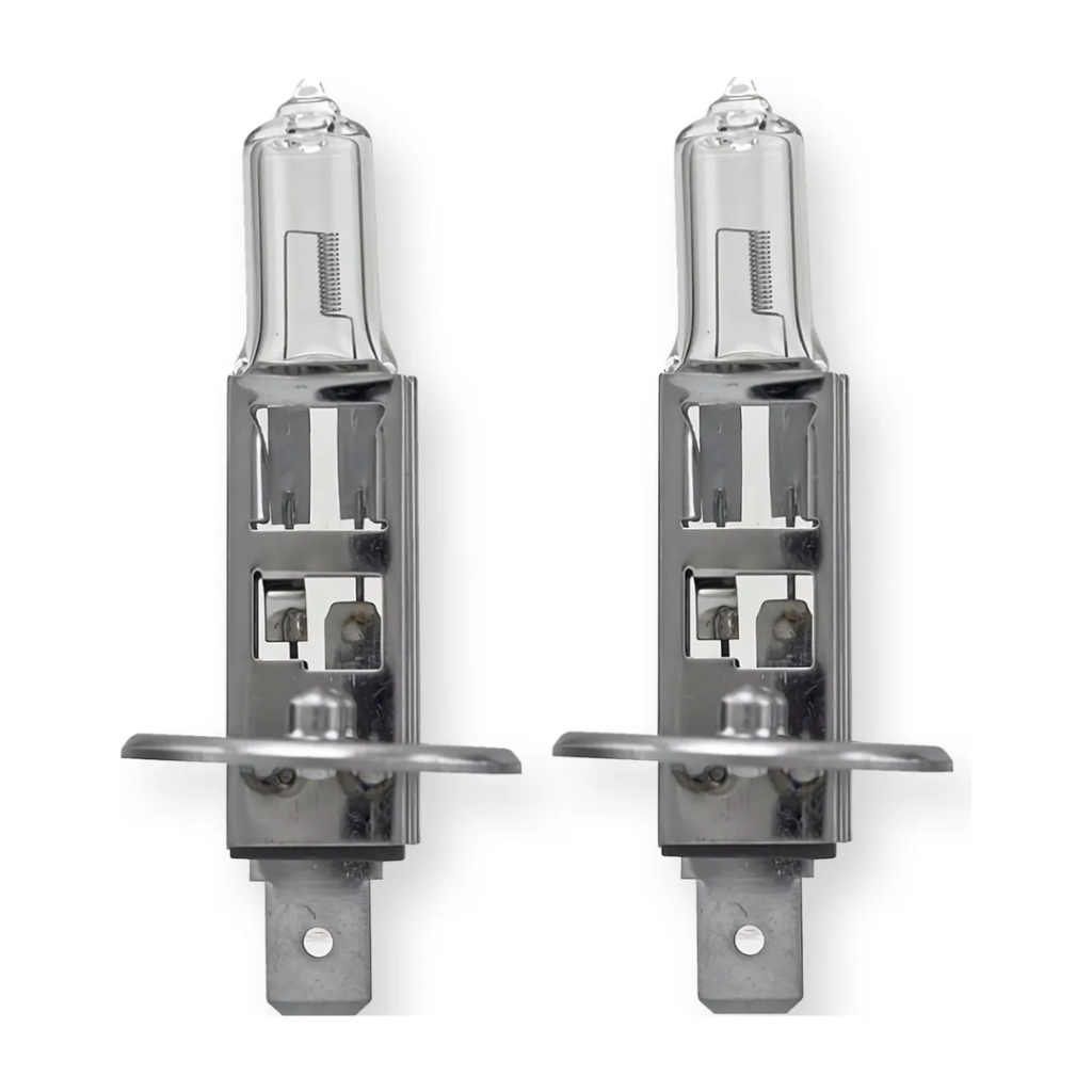 Par Lampadas Halógenas Farol H1 55w Halógena 12v Farol Milha
