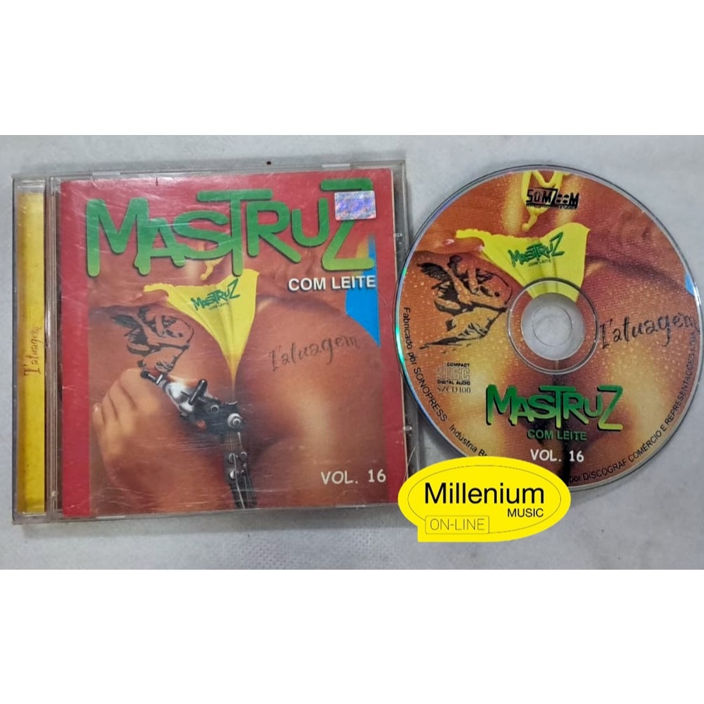 CD Forró Mastruz Com Leite  Tatuagem Volume 16 - 1988 Original Gravadora Colecionador Ótimo Estado