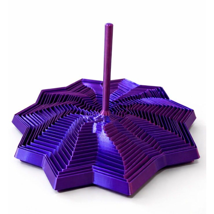 Estrela Fidget Sensorial 3D Expansível, Giratória e Antiestresse | Toy Relaxante para mãos, ajuda no alívio da ansiedade