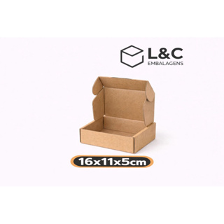 Caixa Papelão 16x11x5 Correio Sedex Pac Montável C/100 Un OU 50UN em Oferta na Shopee