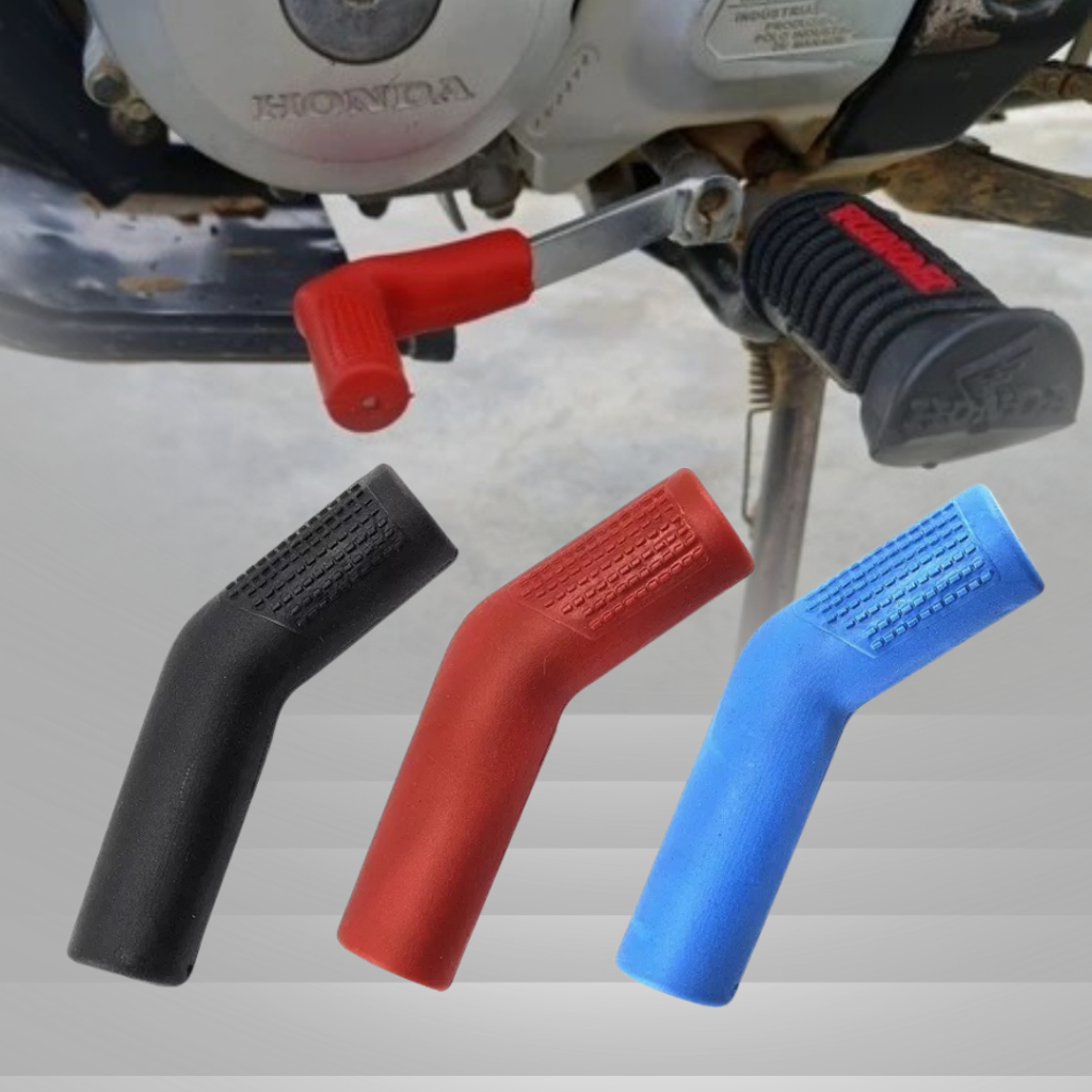 Protetor de calçado protetor de tenis protetor de sapato pedal marcha câmbio moto - Universal PVC em Oferta na Shopee