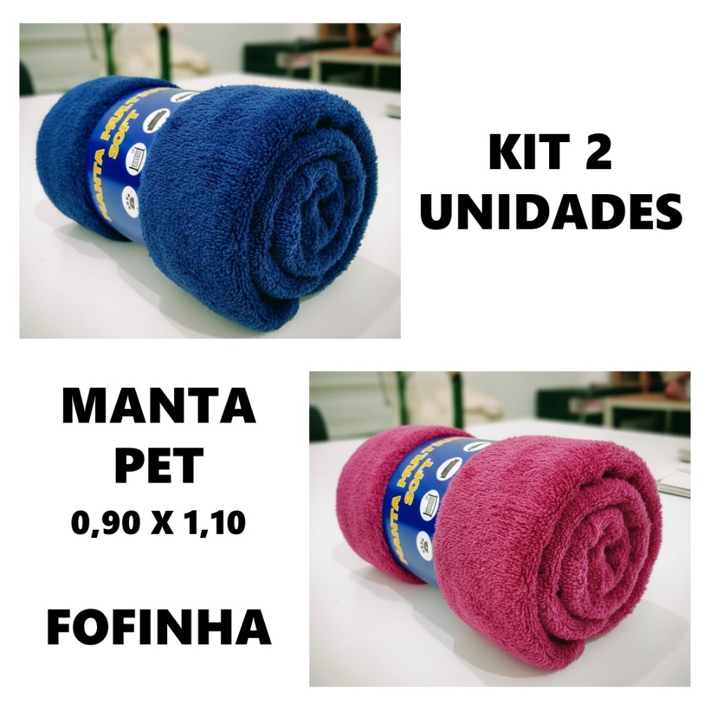 Kit 2 coberta pra cachorro quentinha 90 x110cm  mantinha pet gato bebê fofinha macia lavável em Oferta na Shopee