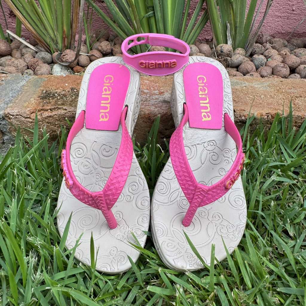 sandália feminina antiderrapante salto anatómico infantil