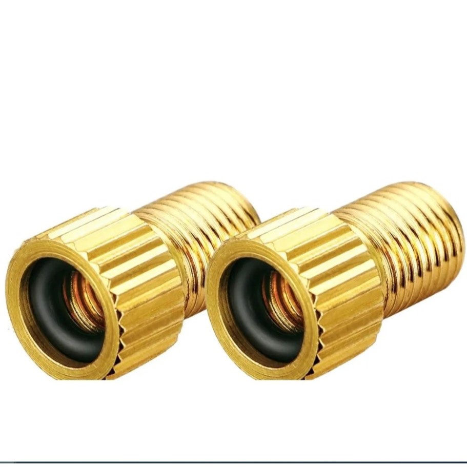Par de Adaptador para Válvulas Presta Schrader em Oferta na Shopee