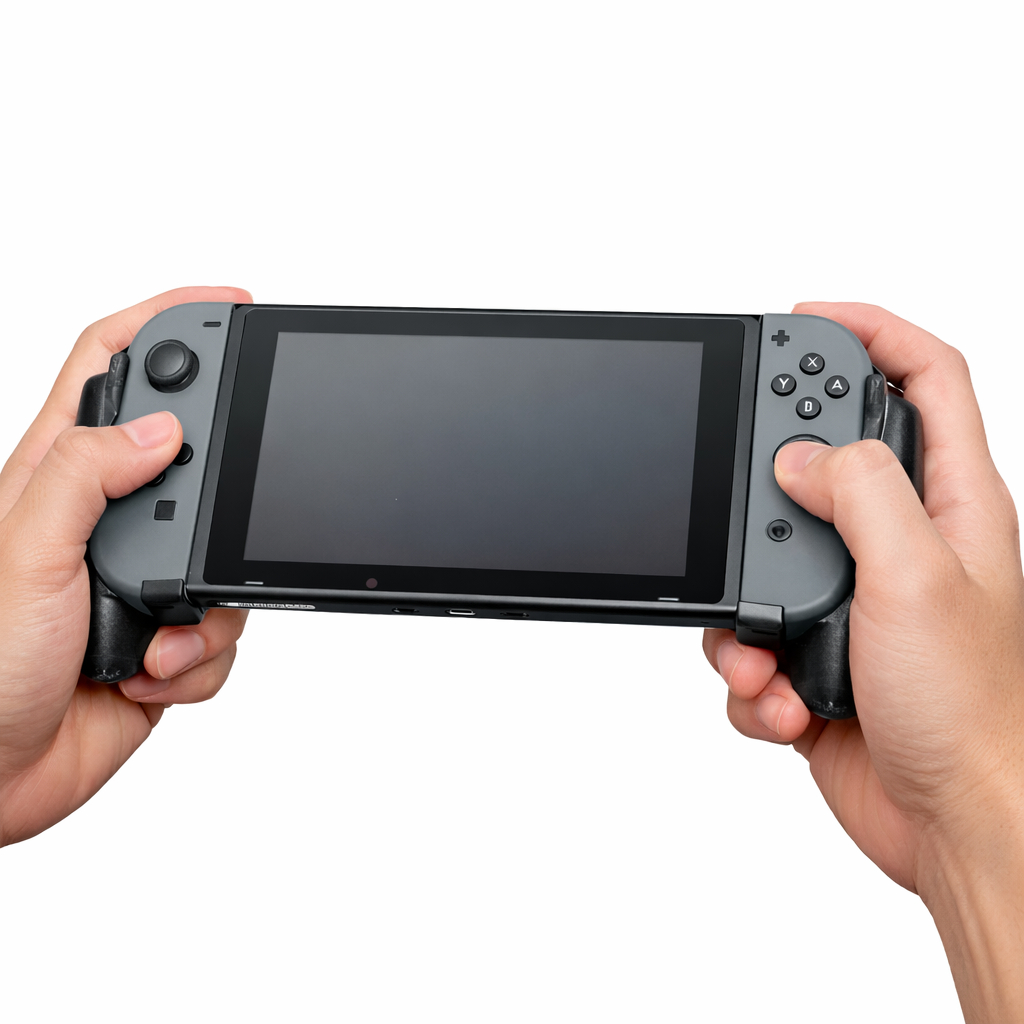 Grip Confortável Compatível com Nintendo Switch V1 e V2 Ergonômico Não Compatível com OLED Lite e Switch 2