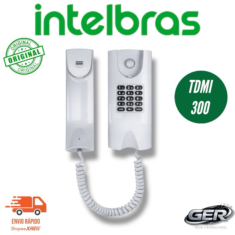 TERMINAL INTERFONE CONDOMÍNIOS TDMI 300 TELEFONE INTELBRAS