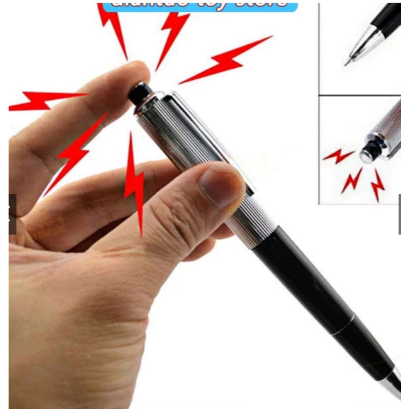 Caneta Que Dá Choque Brinquedo De Pegadinha - Pen Shocking