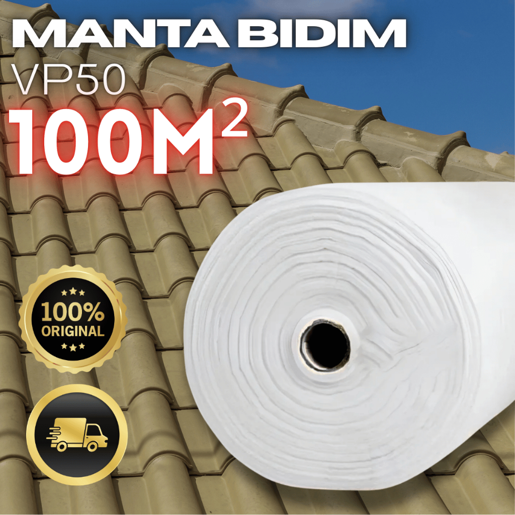 Manta Geotêxtil Bidim 100m Alta Resistência Solo Drenagem Jardim Canteiro Horta Profissional