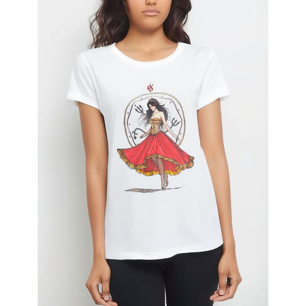 Camiseta Pomba Gira Ponto Riscado Umbanda Candomblé Quimbanda 100% Algodão Unisex Slim