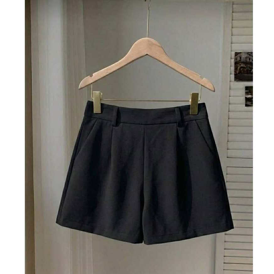 SHORT ALFAIATARIA FEMININO  SOCIAL CINTURA ALTA COM DEFEITO APENAS PARA USO EM CASA