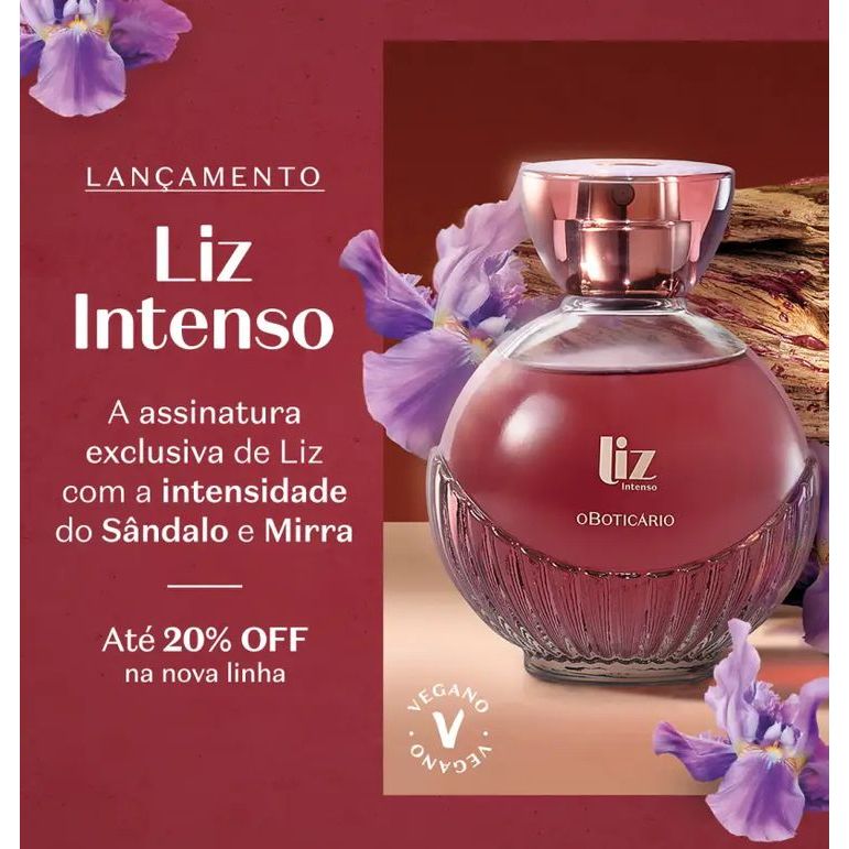 Liz Intenso Desodorante Colônia Feminino O Boticário - 100ML