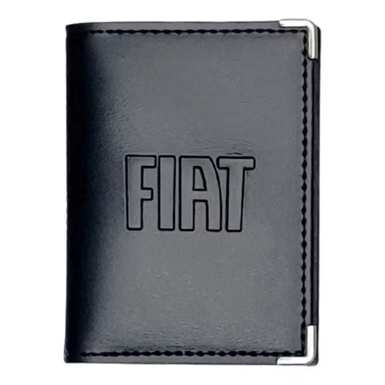 Carteira de couro Porta Documento Personalizada com a Marca do seu Carro