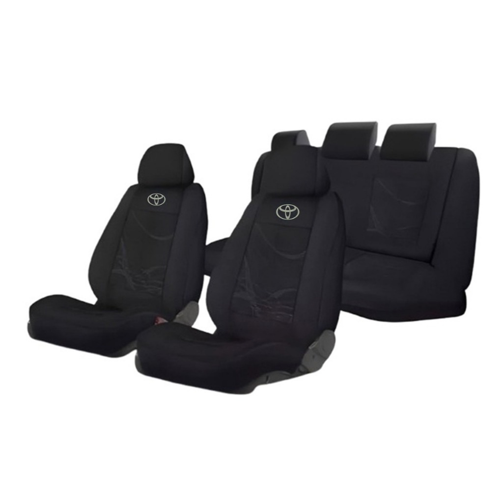 Capas de Banco Tecido Grosso Para Carro Estofado Respirável Toyota Corolla Yaris Fielder Hilux Etios