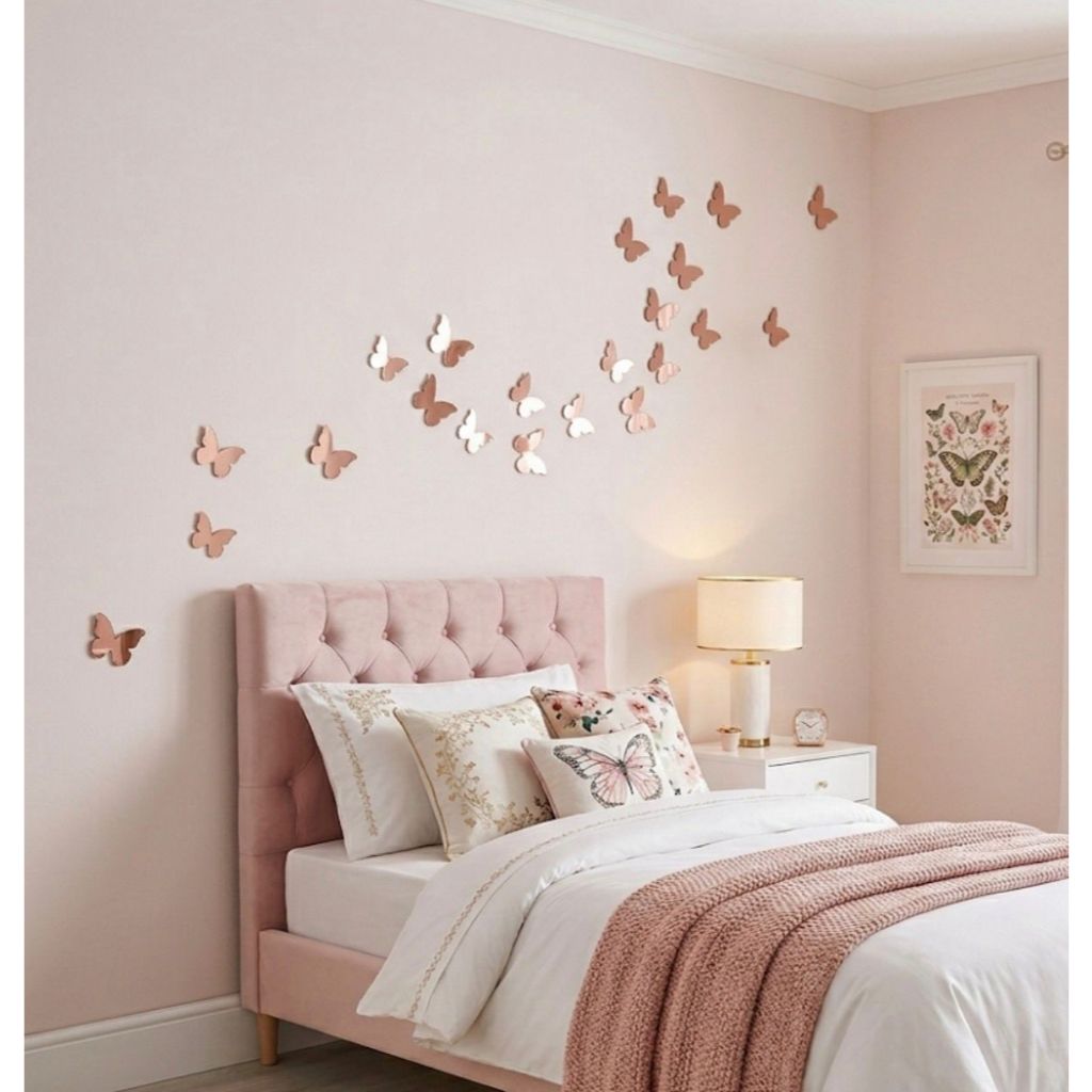 Kit Borboletas Decorativas em Acrílico Espelhado para Parede Quarto Infantil Festa e Decoração em Oferta na Shopee