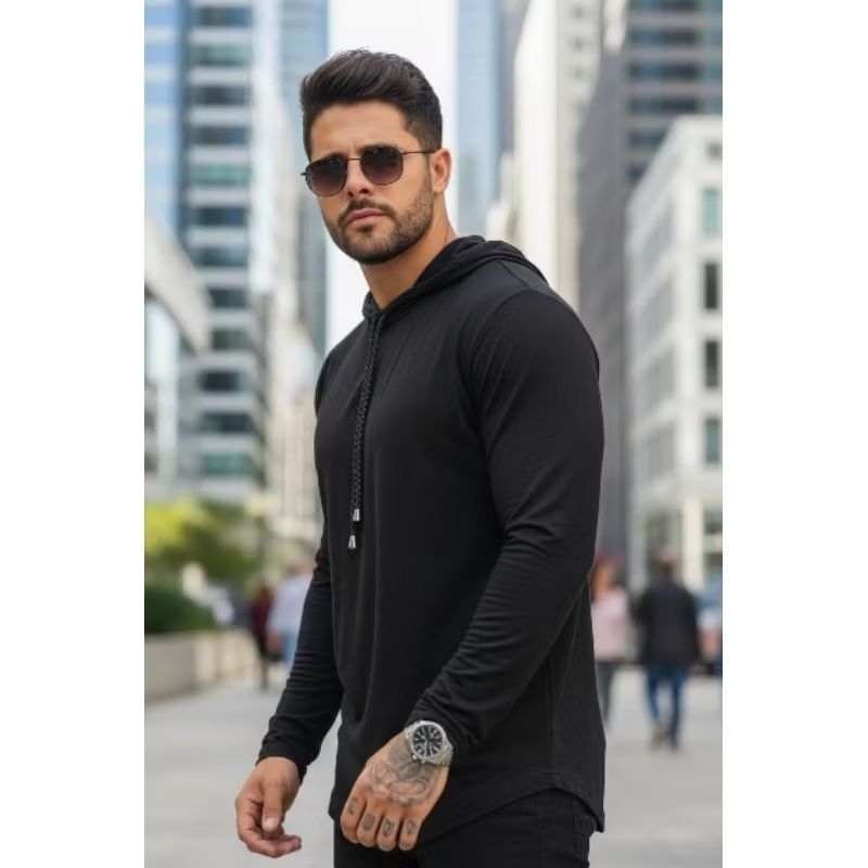 blusa masculina sport lãzinha leve