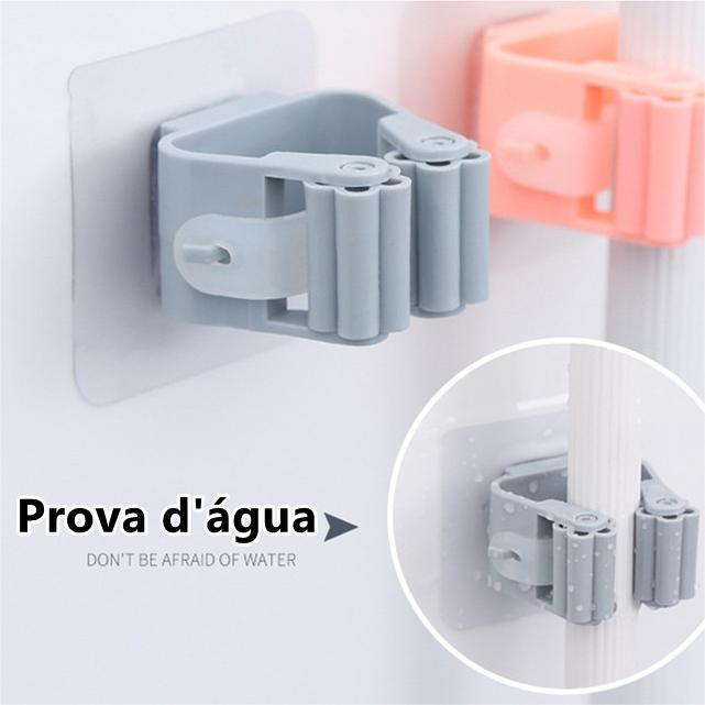 1/5/10 Pcs Mop Suporte  Vassoura Utensílios Multiuso Suporte Organizadores De Vassouras  Mop Não Precisar Furar A Parede