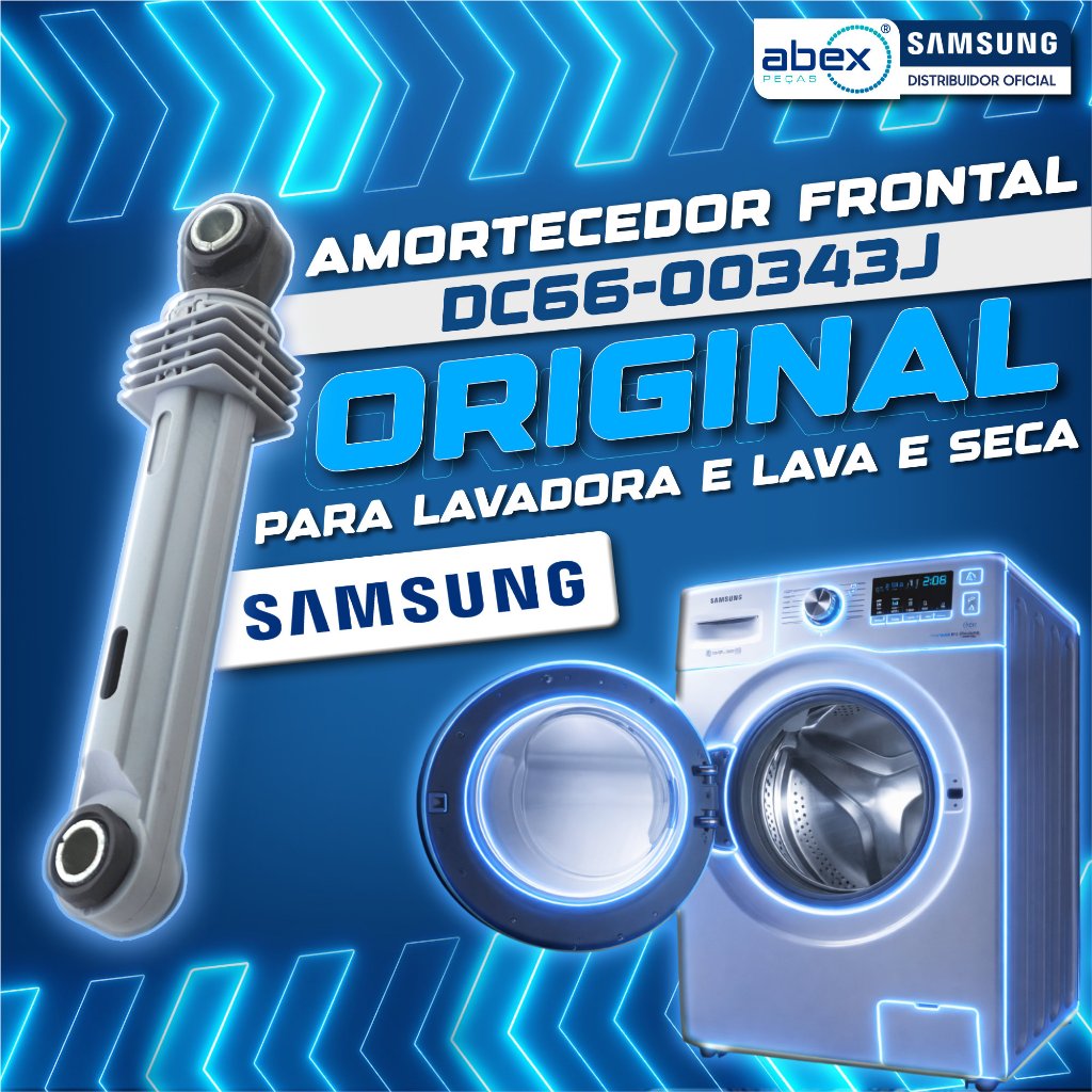 Amortecedor Frontal Lava e Seca Samsung WD136 DC66-00343J Original
