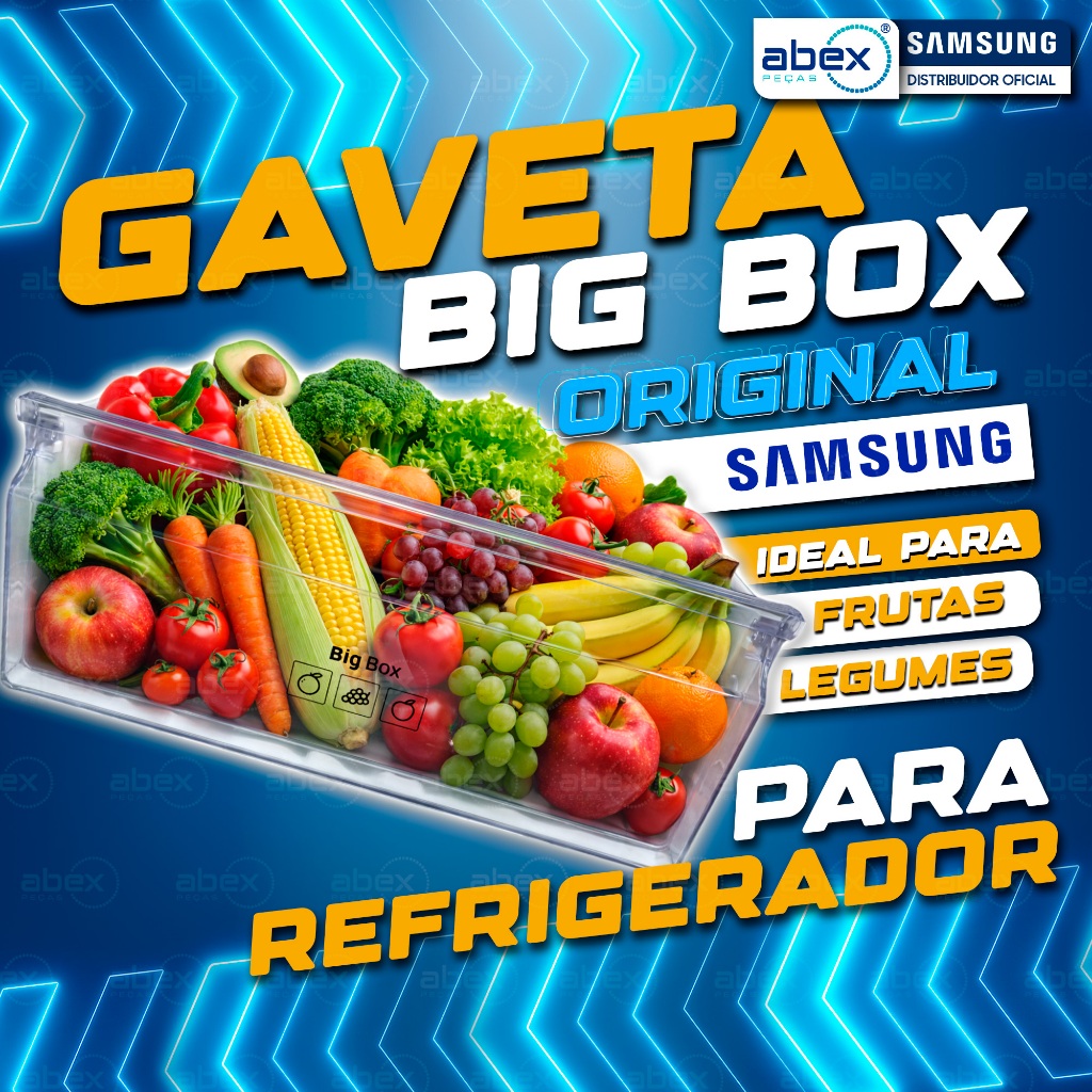 Gaveta Big Box Legumes Refrigerador Samsung RT43 RT46 DA97-14337A Original
