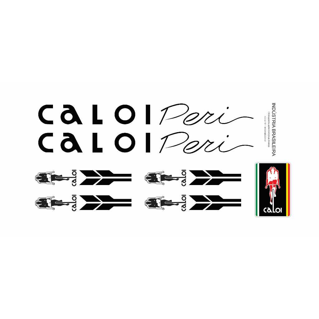 Adesivos Bicicleta Caloi Peri 1978