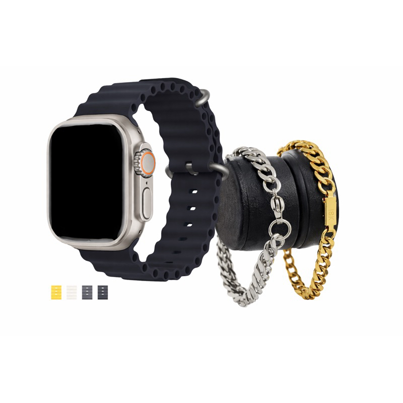 Relógio Premium Ultra + Pulseiras Masculinas Aço Inox Prata e Dourada Luxo em Oferta na Shopee