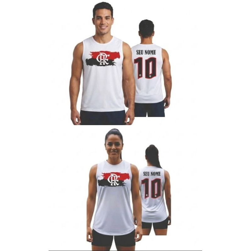 Camiseta Regata Versao Torcedor  Mengaooo Personalizada com seu nome e numero em Oferta na Shopee