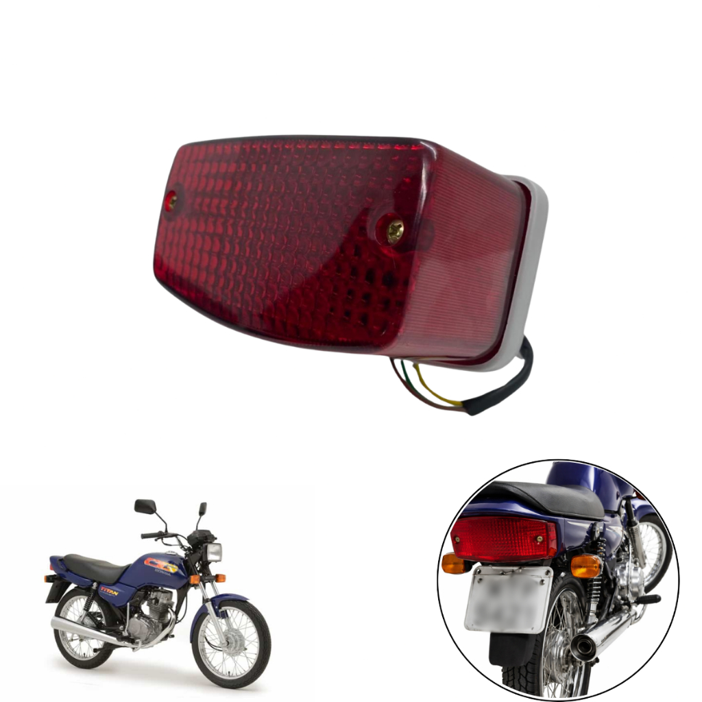 Lanterna CG Titan Today 125 Até 99 CB500 Cbx200 Completa Alta Qualidade em Oferta na Shopee