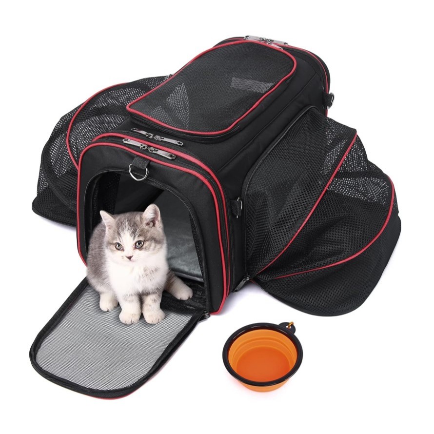 Bolsa de Transporte para Cachorro e Gato Pequeno Portátil Dobrável Viagem