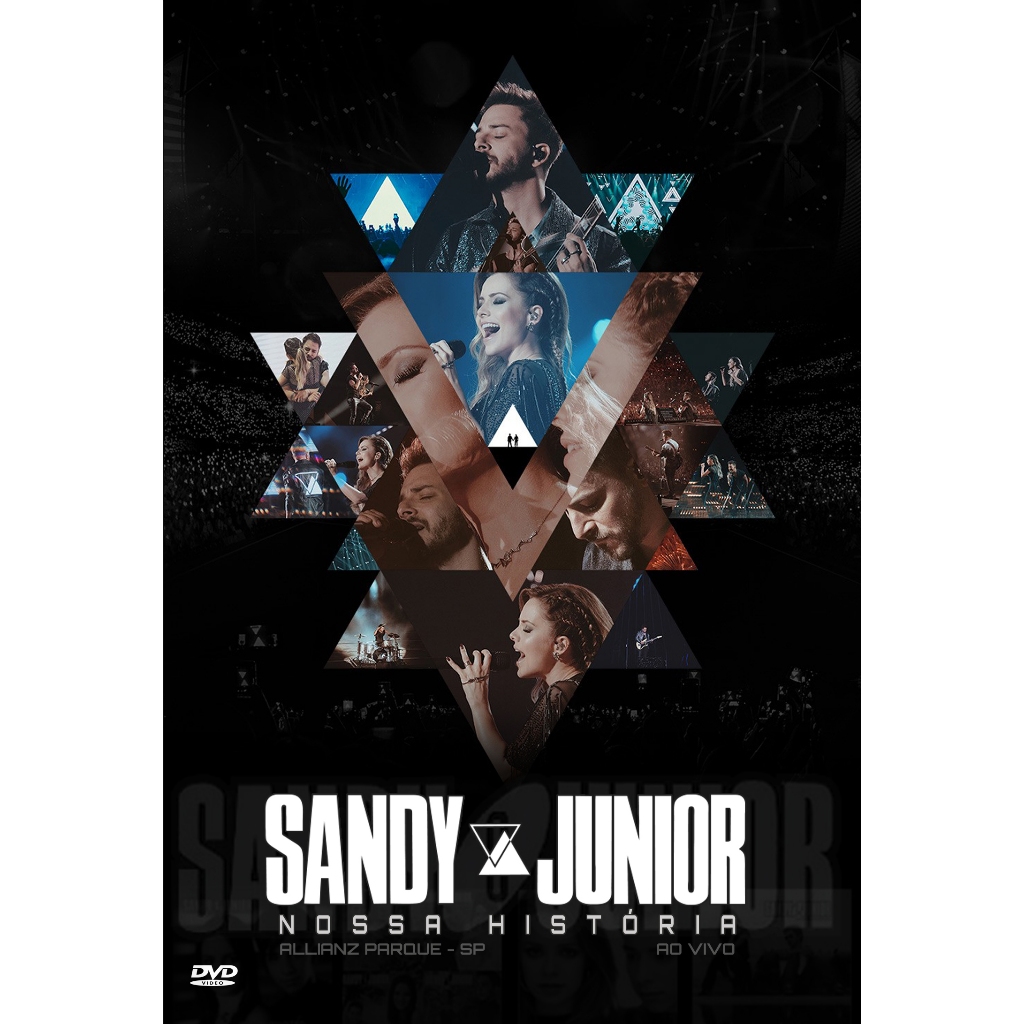 DVD Sandy e Junior Nossa História (Versão Box Universal)