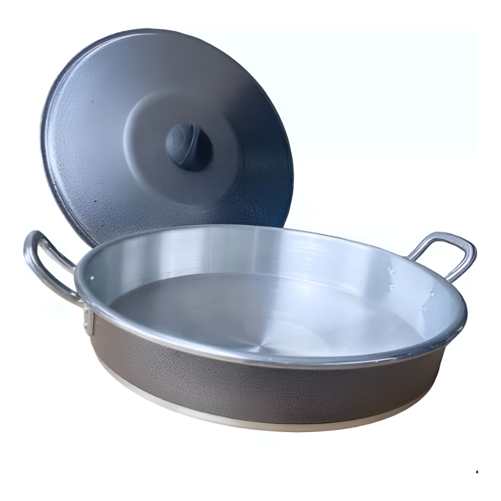 Tacho Fundo Tipo Disco Arado 100% Aluminio Grande Com Tampa