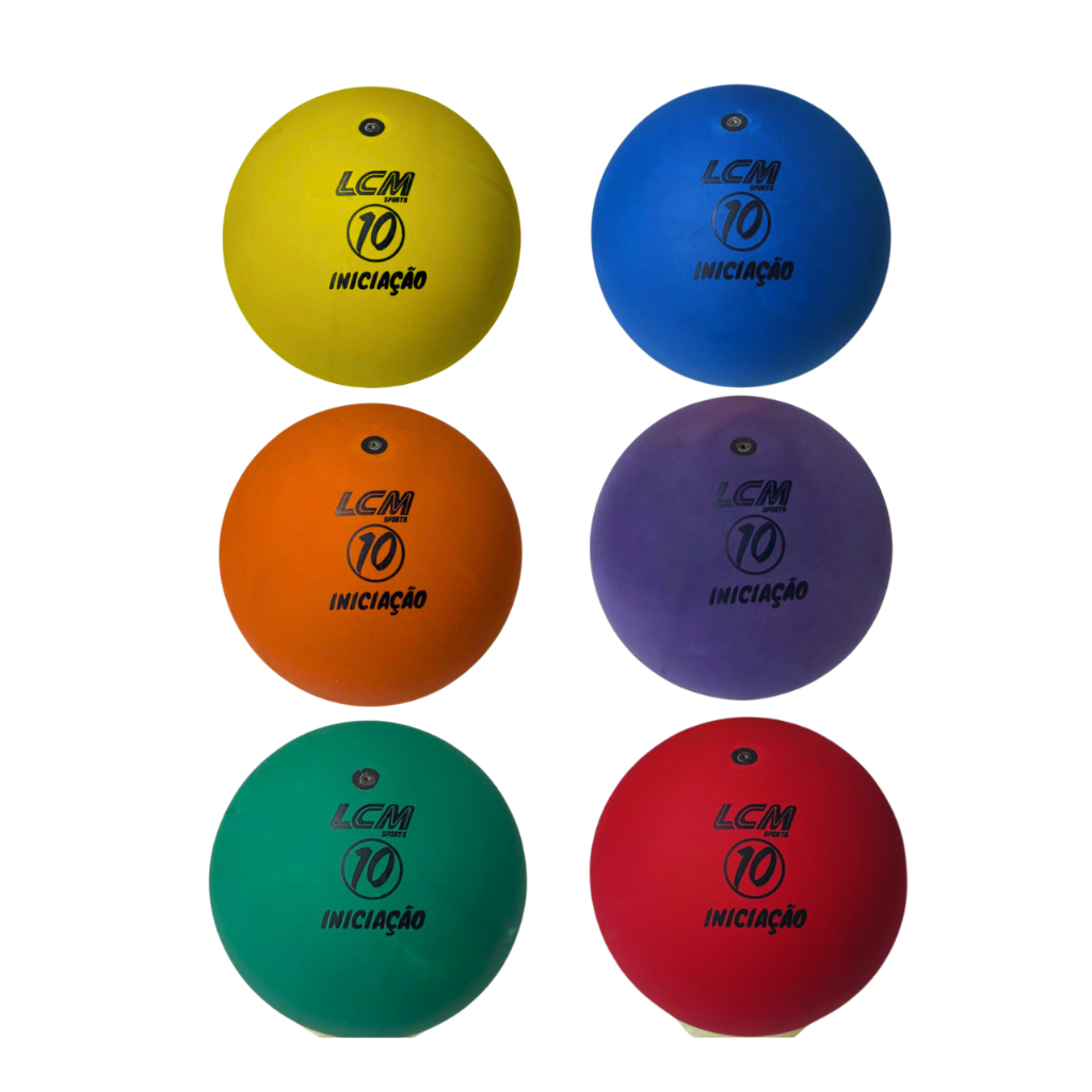 Kit 6 Bolas de Iniciação Tamanho 10 Cores Sortidas