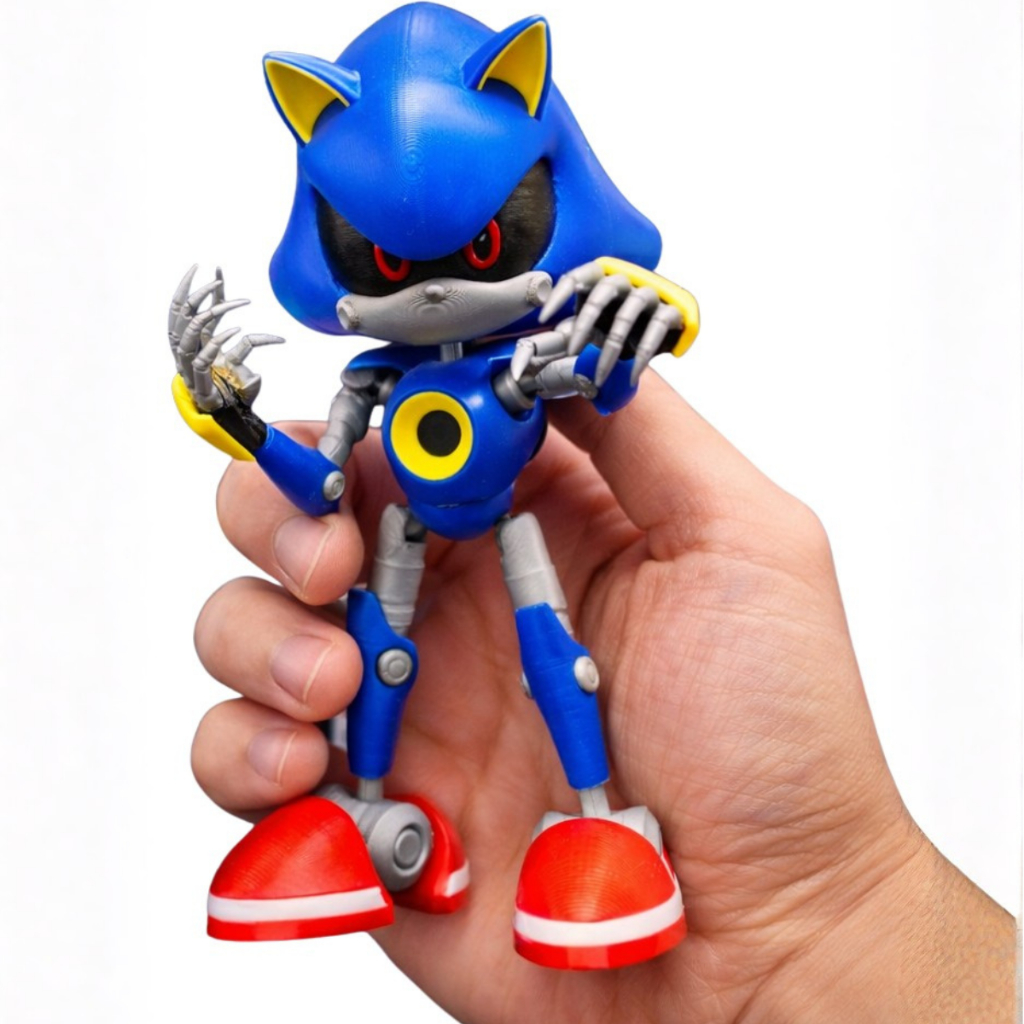 Boneco Metal Sonic Articulado – Personagem do Jogo Sonic, Action Figure Colecionável em Oferta na Shopee