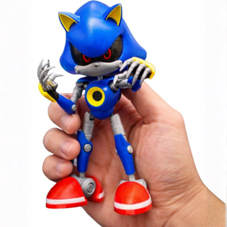 Boneco Metal Sonic Articulado – Personagem do Jogo Sonic, Action Figure Colecionável em Oferta na Shopee