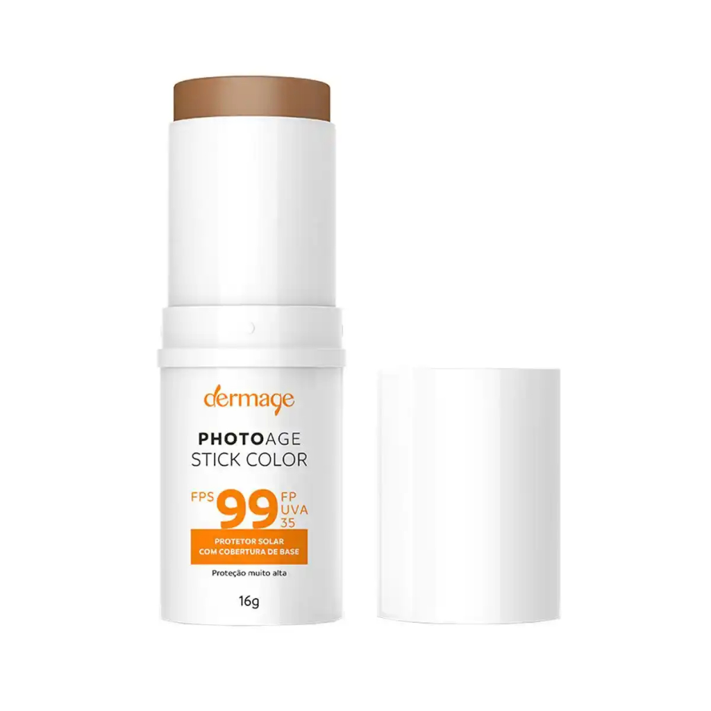 Protetor Solar Facial em Bastão Dermage Photoage Color FPS 99 16g