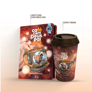 Café com Deus Pai Teens + Copo 2025 em Oferta na Shopee