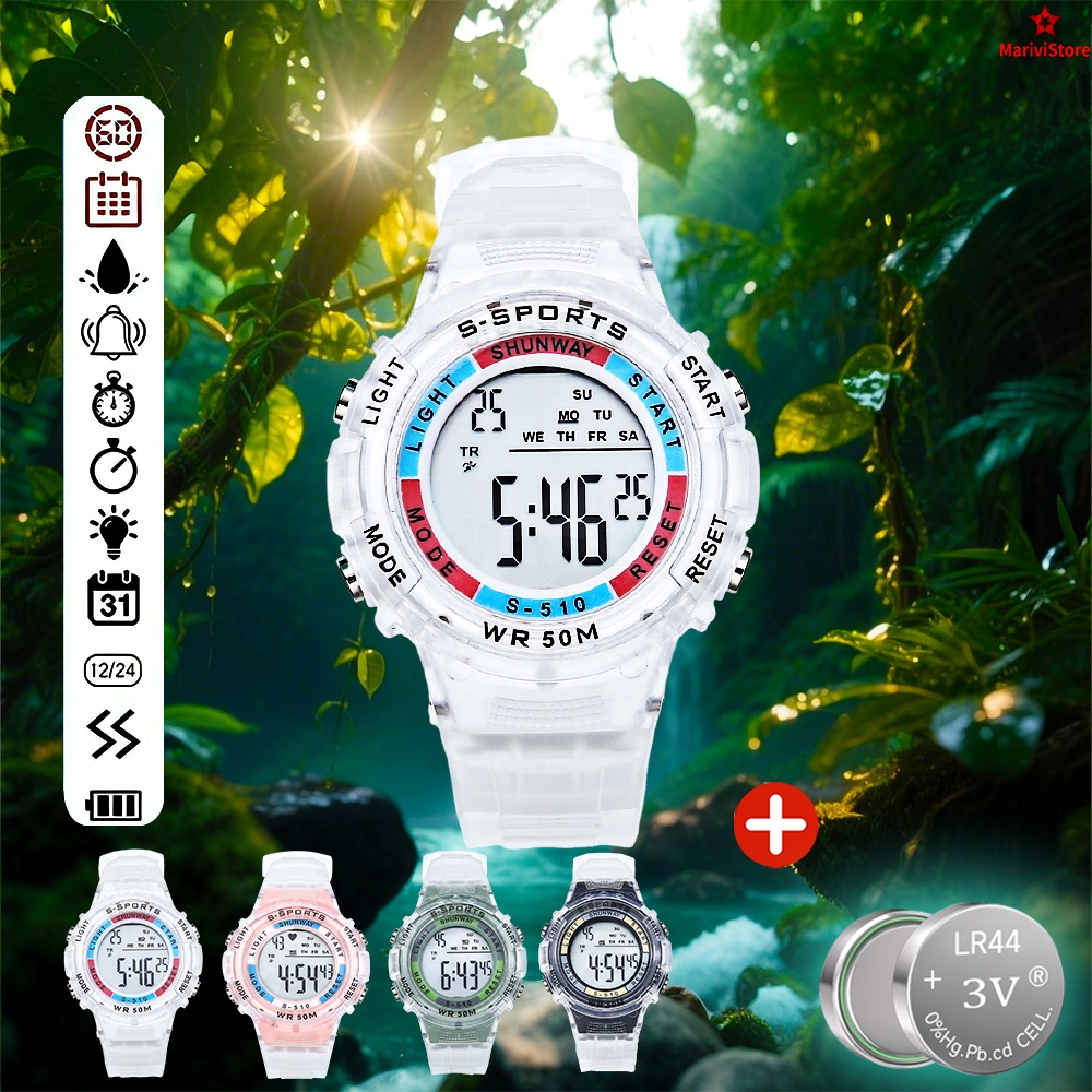 Relógio Infantil Smartwatch À Prova D Água Presente Com Cronômetro Para Menino Menina