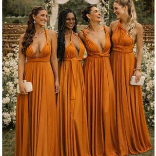 Cristina Anair Vestido Longo Social Multiformas Feminino Festa Casamento Madrinha  Cristina Anair em Oferta na Shopee