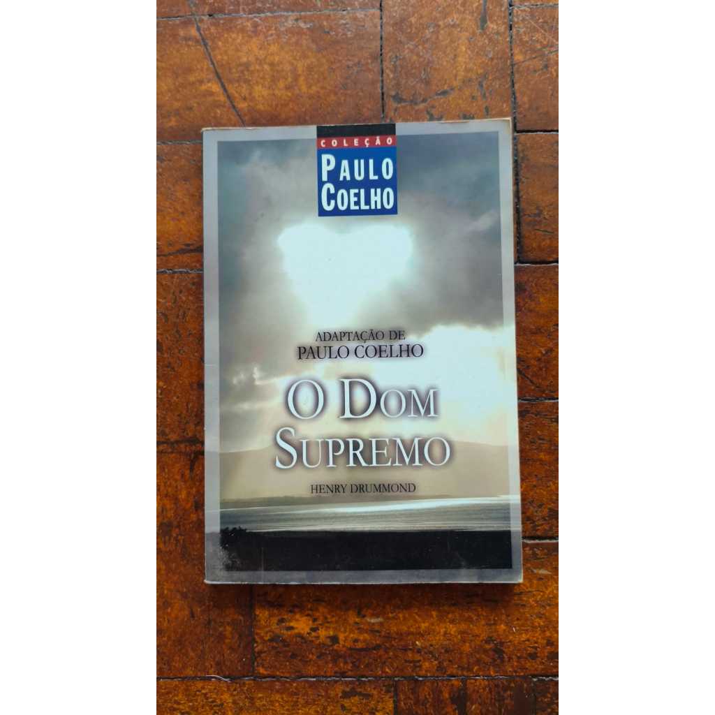 Livro Romance O dom supremo Paulo Coelho