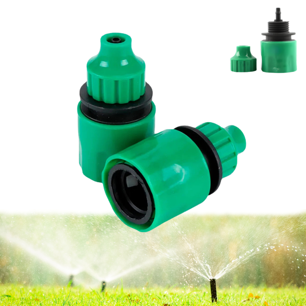 Engate Rápido Torneira Mangueira Micro 4mm 1/4 3/8 Irrigação Jardim Horta Gotejamento Nebulizador