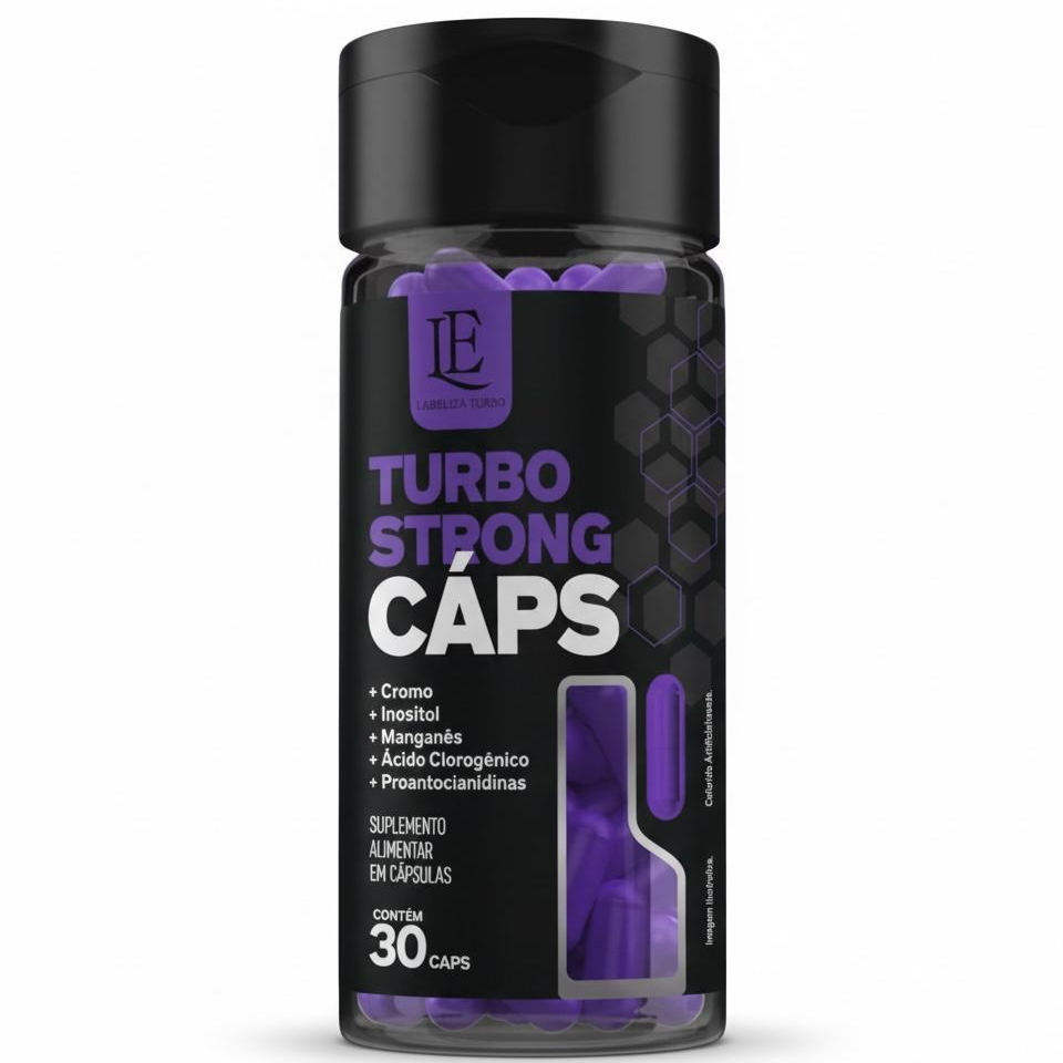 Turbo Stron Caps - Labeliza Suplemento suporte para dietas 30 capsulas