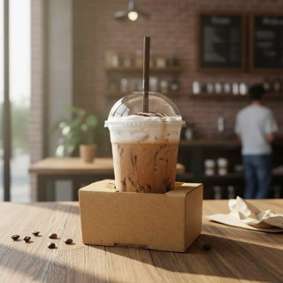 Kit Porta 1 Copo Para Delivery Papelão Ondulado Reciclado Suporte para Copos de Café, Açaí e Bebidas em Oferta na Shopee