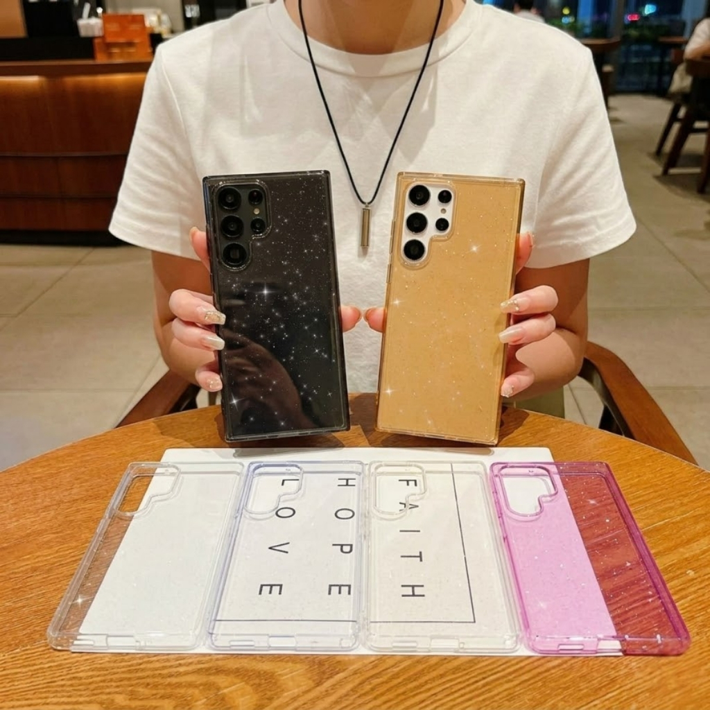 Capinha Samsung Galaxy S Acrílica Transparente Fumê Brilho Proteção Contra Quedas em Oferta na Shopee