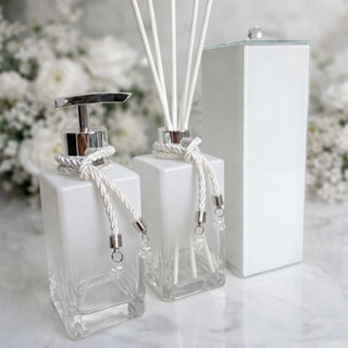 Kit Lavabo Square Branco Degrade Saboneteira e Aromatizador com Porta Escova em Oferta na Shopee