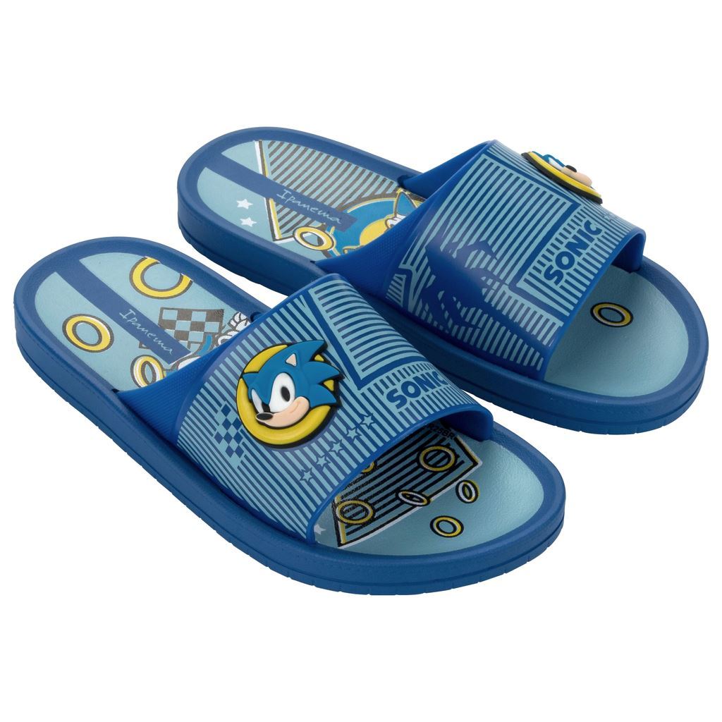 Chinelo Slide Infantil Ipanema Sonic Homem-Aranha Personagens