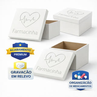 Caixa Farmácia P/ Organização De Remédios em Oferta na Shopee