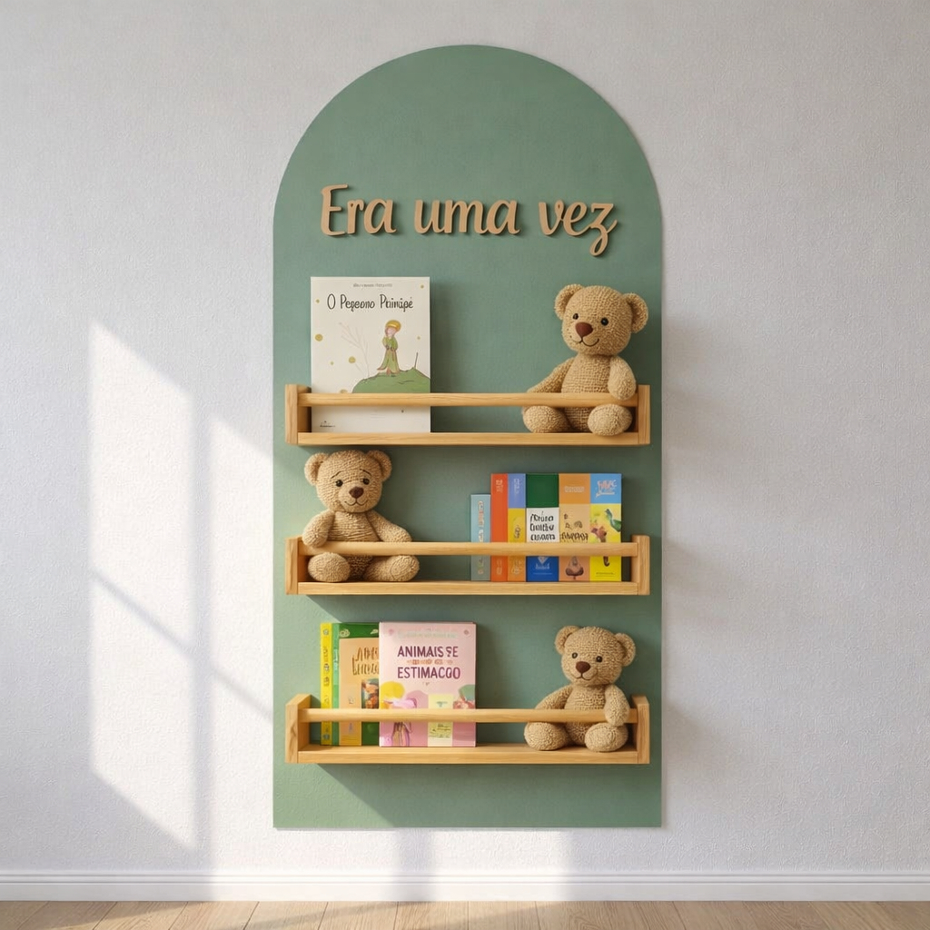Adesivo de Parede Arco Romano Boho, Decoração Quarto Infantil Bebê, Premium, Maternidade