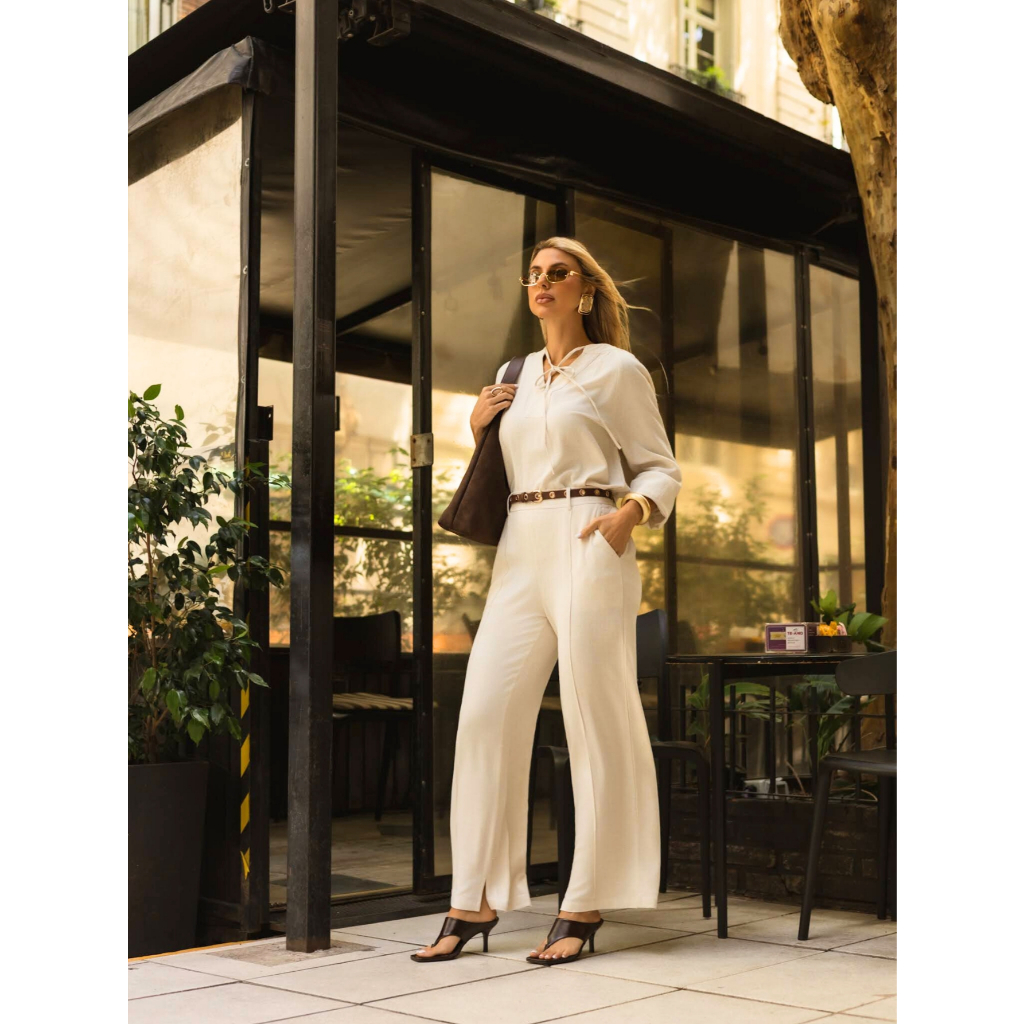 Conjunto em Linho Misto – Elegância e Conforto