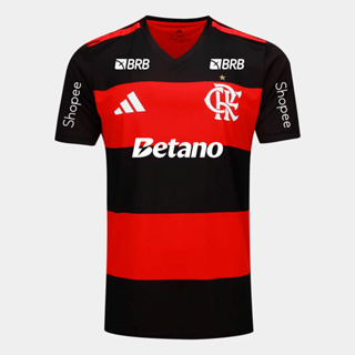 Manto Flamengo Fan Masculina Jogo 1 Adidas 2026 - C/ Kit Patrocínio em Oferta na Shopee