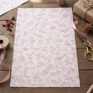 100 Folhas Papel De Seda Premium 30x70cm Estampadas em Oferta na Shopee